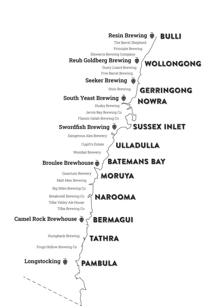 South Coast Ale Trail Map