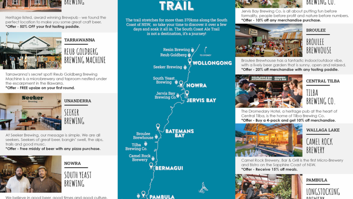 South Coast Ale Trail Printed Map